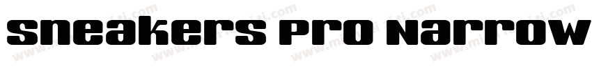 Sneakers Pro Narrow字体转换